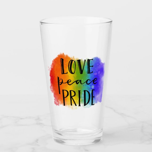 Copo De Pint Orgulho da Paz de Amor (Frente)