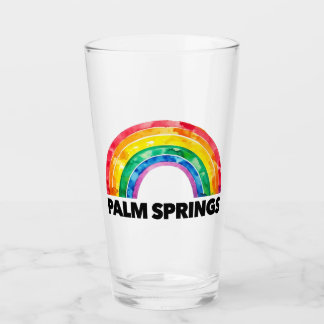 Copo De Pint Orgulho de Palm Springs Arco-íris LGBTQ Viagem Gay