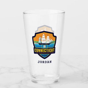 Copo De Pint Orgulho Estatal   Connecticut