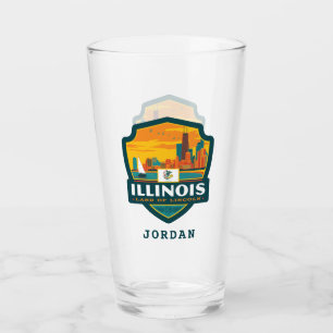 Copo De Pint Orgulho Estatal   Illinois