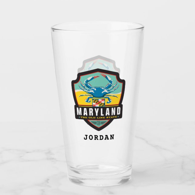 Copo De Pint Orgulho Estatal | Maryland (Frente)