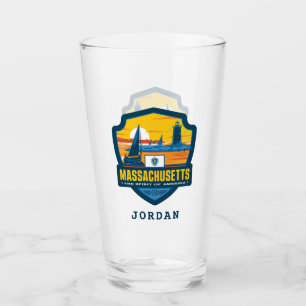 Copo De Pint Orgulho Estatal Massachusetts