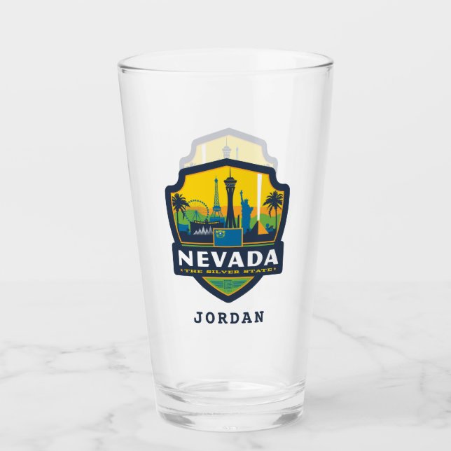 Copo De Pint Orgulho Estatal | Nevada (Frente)