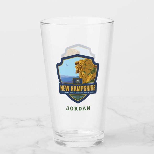 Copo De Pint Orgulho Estatal | Nova Hampshire (Frente)