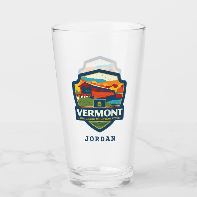 Copo De Pint Orgulho Estatal | Vermont (Frente)