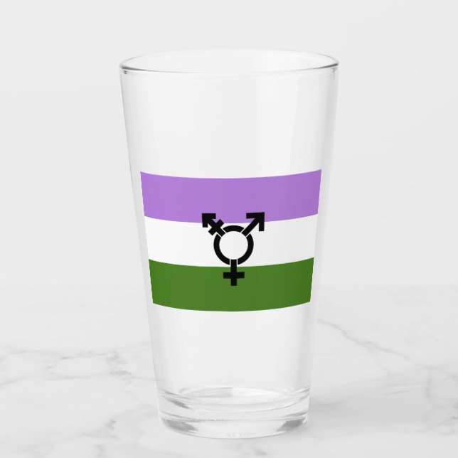 Copo De Pint Orgulho Gênero Queer - Queer (Frente)
