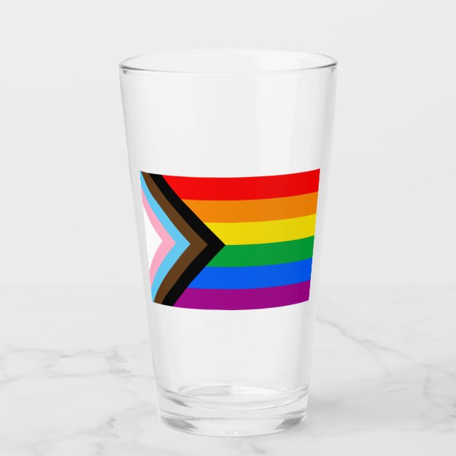 Copo De Pint ORGULHO LGBT (Orgulho do Progresso) (Frente)