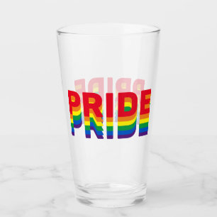 Copo De Pint Orgulho lgbtq lgbtq gay arco-íris cores retro