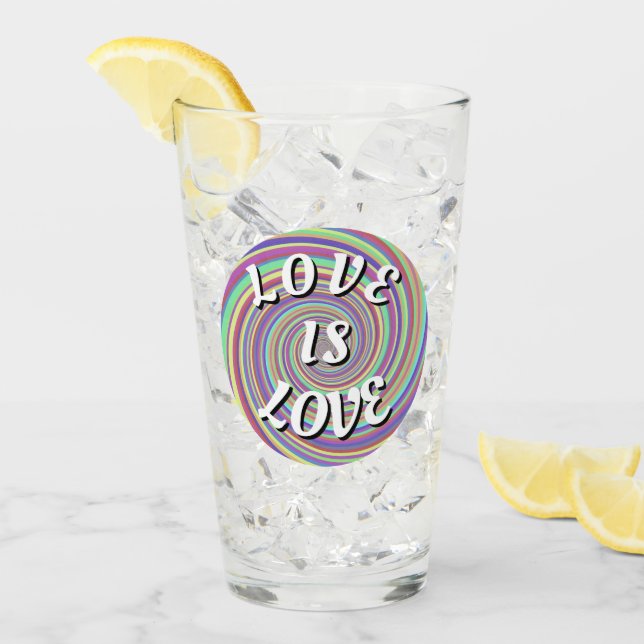 Copo De Pint Orgulho Love Is Love (Gelo frontal)