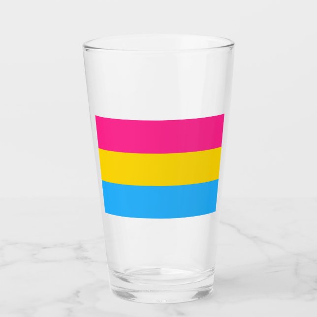 Copo De Pint Orgulho Pansexual (Bandeira Pan) (Frente)