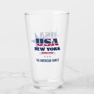 Copo De Pint Orgulho Patriótico de Nova Iorque Personalizado