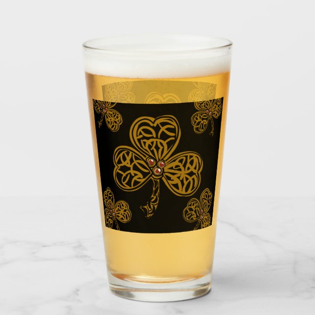 COPO DE PINT ORGULHOSO BEBÊ IRLANDÊS! (Frente (Preenchido))