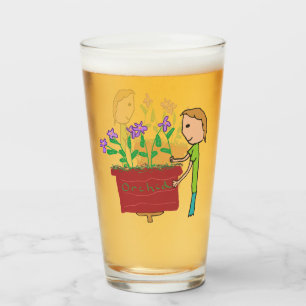 Copo De Pint Orquídea crescendo