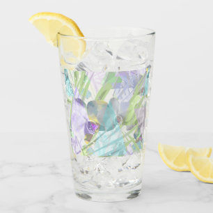 Copo De Pint Orquídeas e palmeiras, tropicais