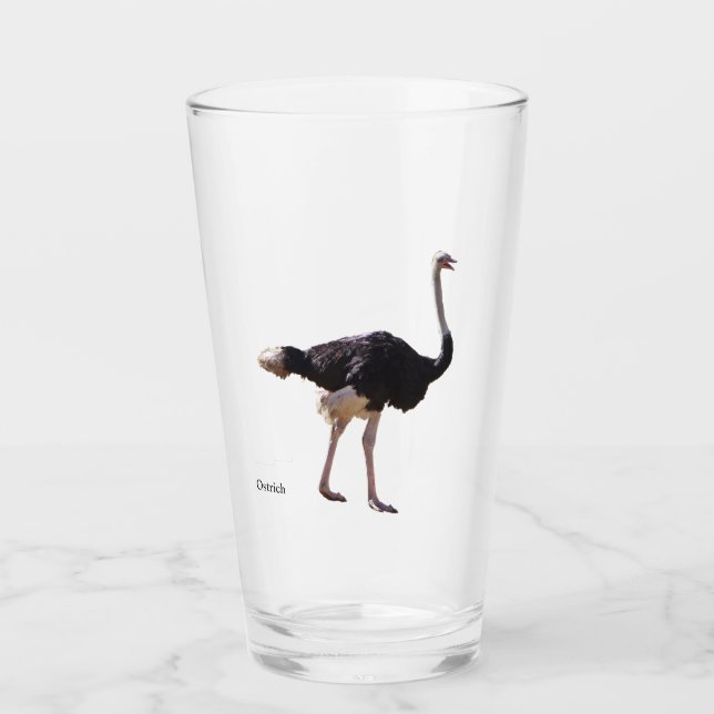 Copo De Pint Ostrich glass (Frente)