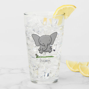 Copo De Pint Ótima ilustração de desenho animado de elefante be