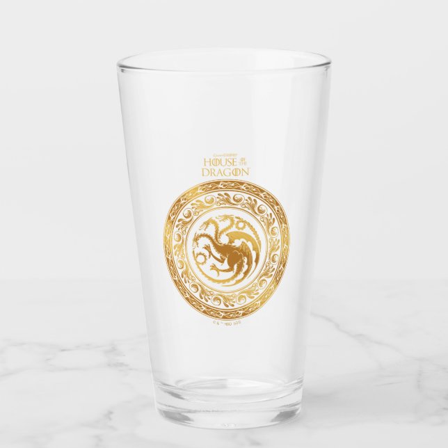 Copo De Pint Ouro Targaryen Crest (Frente)
