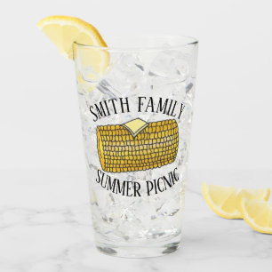 Copo De Pint Ouvido Amarelo de Milho no Picnic da Família Cob