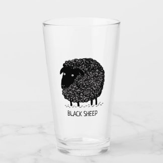 Copo De Pint Ovelhas negras bonitos dos desenhos animados com