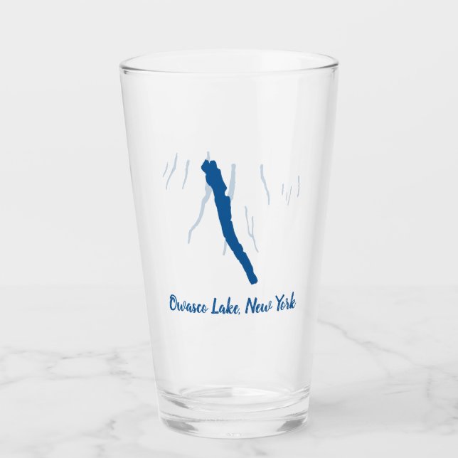 Copo De Pint Owasco Lake Glass (Frente)