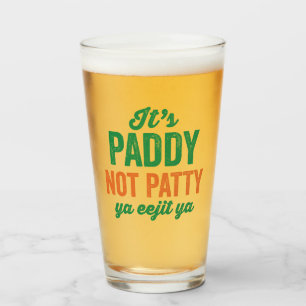 Copo De Pint Paddy não Patty Engraçado Rua.