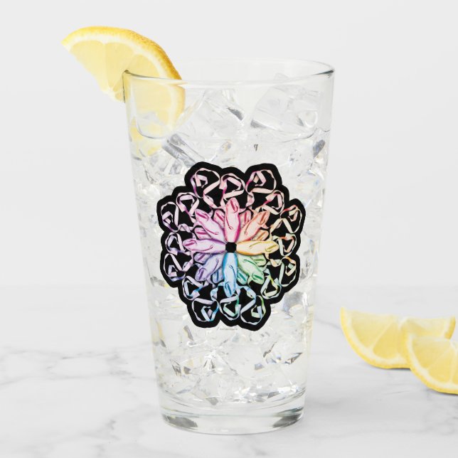 Copo De Pint Padrão do balé (Gelo frontal)