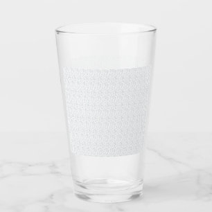 Copo De Pint Padrão Geométrico de Inverno Personalizado