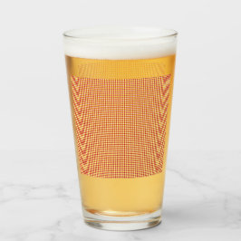 Copo De Pint Padrão Geométrico Moderno de Aniversário