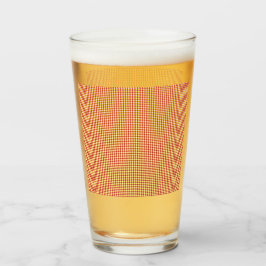 Copo De Pint Padrão Geométrico Moderno de Aniversário