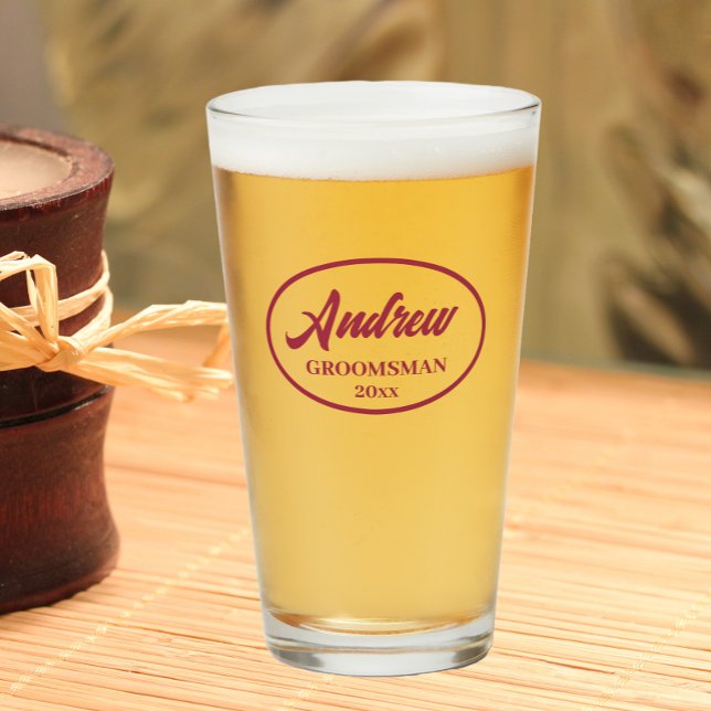 Copo De Pint Padrinho de casamento de Casamento Estrilizado Vin (In Situ Table)