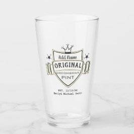 Copo De Pint Padrinho de casamento Personalizado Dons PINT GLAS