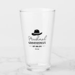Copo De Pint Padrinhos de casamento Personalizados Clássicos do<br><div class="desc">Presentes personalizados para padrinhos de casamento com o tema do cowboy ocidental. Decorado com chapéu de cowboy com fonte ocidental antiga. O texto e a cor são editáveis usando a Ferramenta Design para ajustado da sua ocasião. Obtenha este presente personalizado para casamento, despedida de solteiro, festa de noivado ou qualquer...</div>