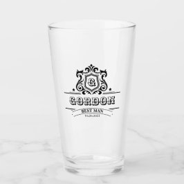 Copo De Pint Padrinhos de casamento Personalizados - Vidro do P