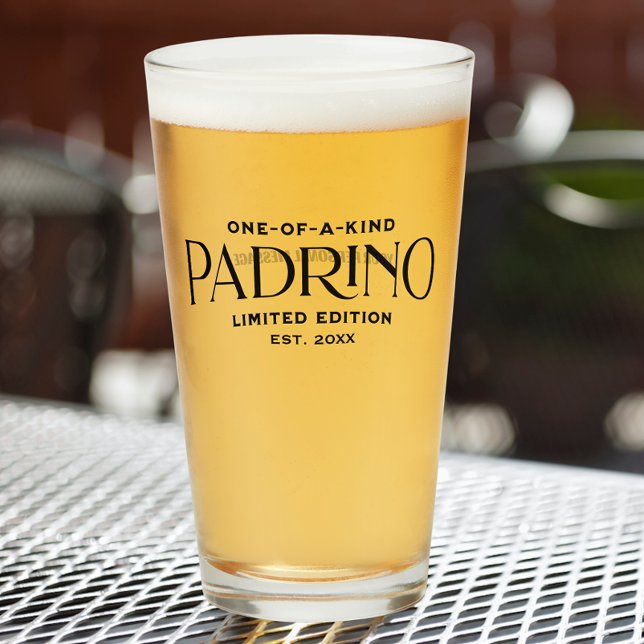 Copo De Pint Padrino Limited Edition Personalizado (Criador carregado)