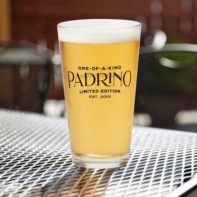Copo De Pint Padrino Limited Edition Personalizado (Criador carregado)