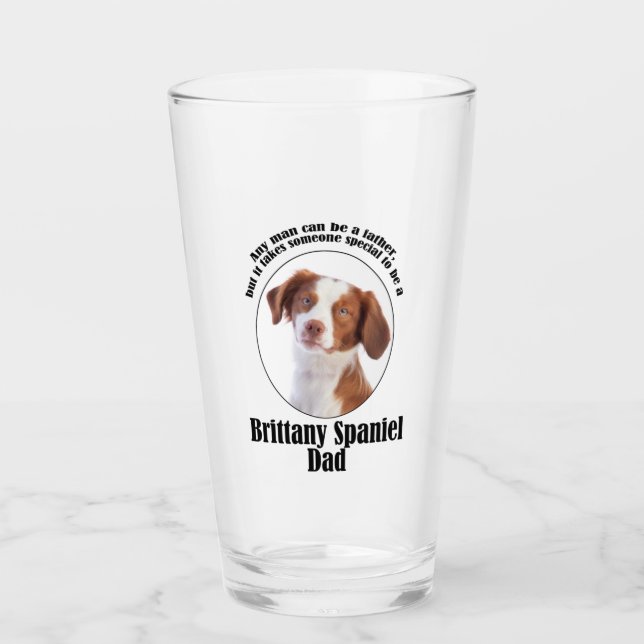 Copo De Pint Pai Brittany Spaniel (Frente)