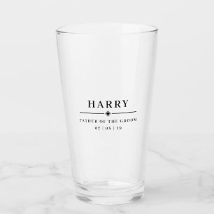 Copo De Pint PAI DE CASAMENTO DA PONTA Personalizada DO GRÃO