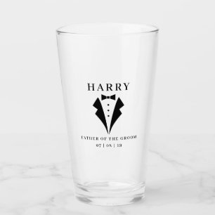 Copo De Pint PAI DE CASAMENTO DO Pint Tuxedo