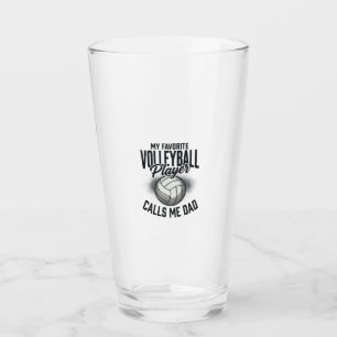 Copo De Pint Pai de Volei Meu Jogador Favorito Me Chama de Pai