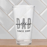 Copo De Pint Pai Desde o 20XX moderno e simples pré-disquete<br><div class="desc">Esta design simples e moderna é composta por tipografia sã-serif.</div>
