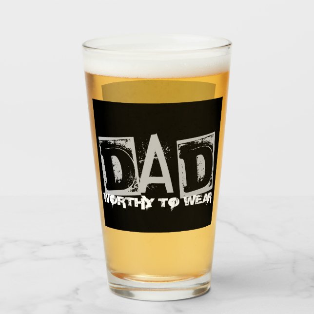 Copo De Pint PAI - Digno De Visto (Frente (Preenchido))