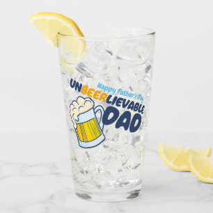 Copo De Pint Pai Incrível e Engraçado Personalizado
