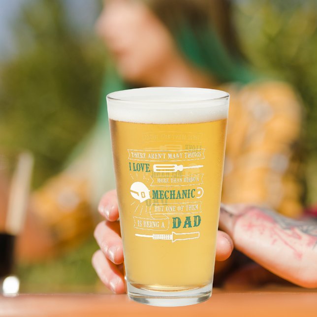 Copo De Pint Pai mecânico | DIA DE OS PAIS (Criador carregado)