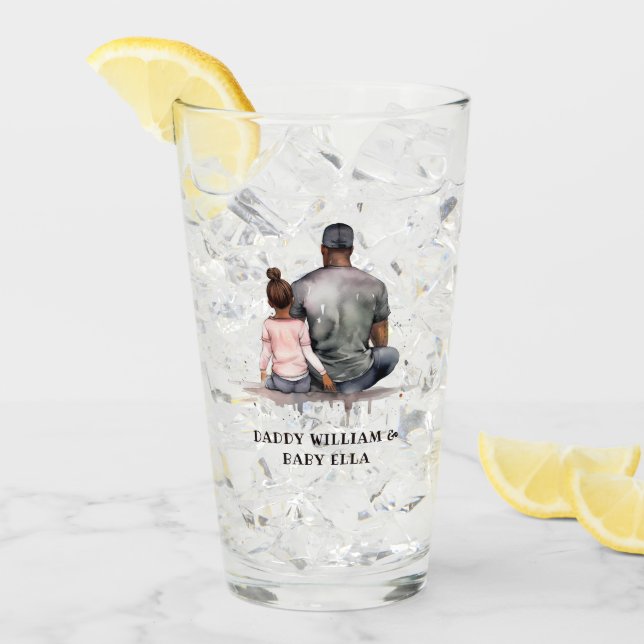 Copo De Pint Pai Negro e Filha Bond (4) (Gelo frontal)