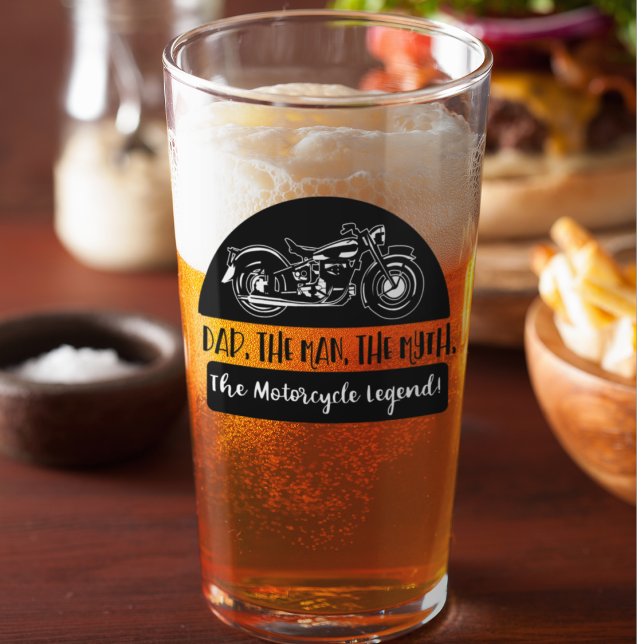 Copo De Pint Pai O Homem A Legenda Da Motocicleta Engraçada (Criador carregado)