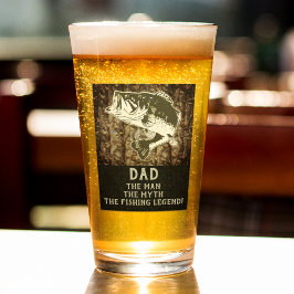 Copo De Pint Pai O Homem A Lenda De Pesca Do Mito Engraçada