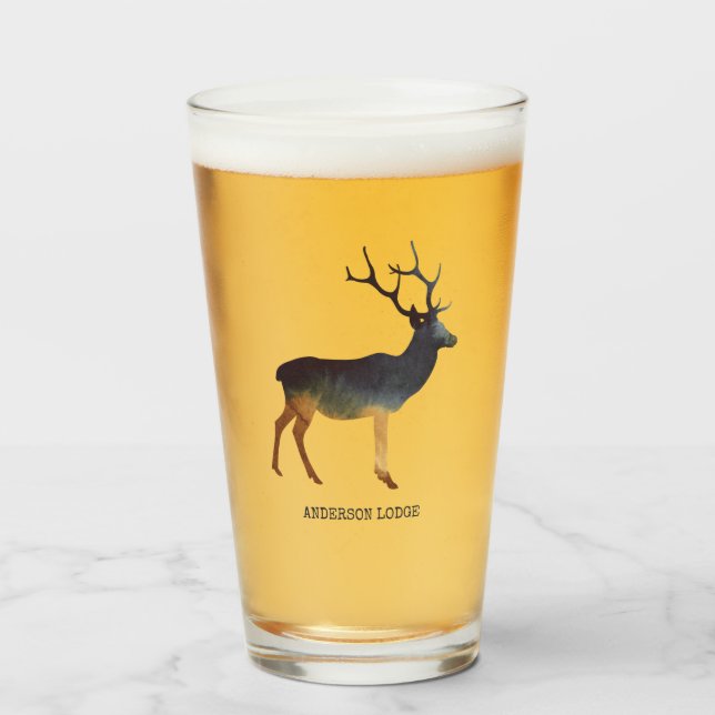 Copo De Pint País Deer (Frente (Preenchido))