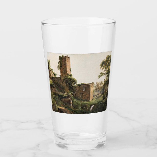 Copo De Pint Paisagem com Ruínas (Edifício Arruinado Antigo) (Frente)