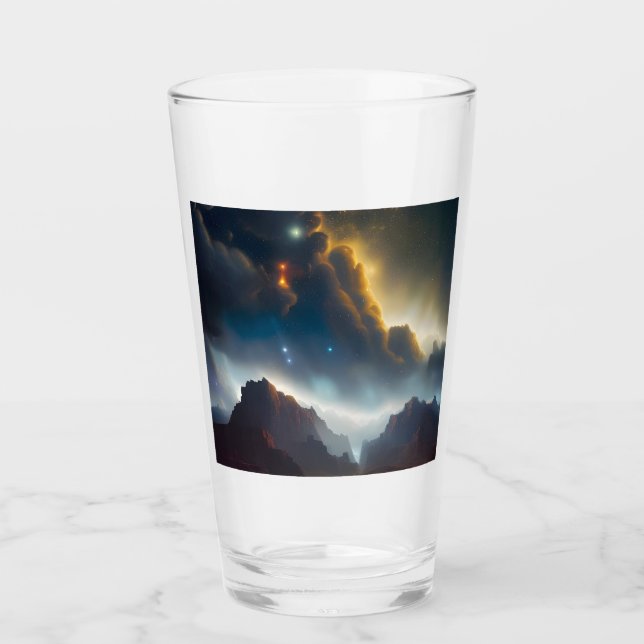 Copo De Pint Paisagem Nublada (Frente)