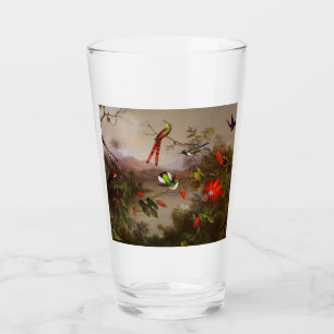 Copo De Pint Paisagem tropical com dez beija-flores